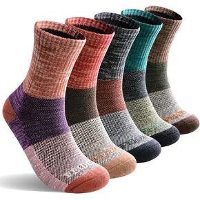 FEIDEER Women's Hiking Walking Socks, Outdoor Recreation Socks Wicking Cushion Crew Socks in Saudi Arabia