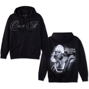 Summer Walker Official Bedazzled Over It Zip Up Hoodie in Saudi Arabia