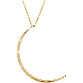 James Michelle Luna Moon Necklace for Women – 3-Year Color Guarantee – Waterproof, Non-Tarnish, Hypoallergenic, Silver & Gold PVD Coated – Perfect for Beach, Weddings, Gifts in Saudi Arabia