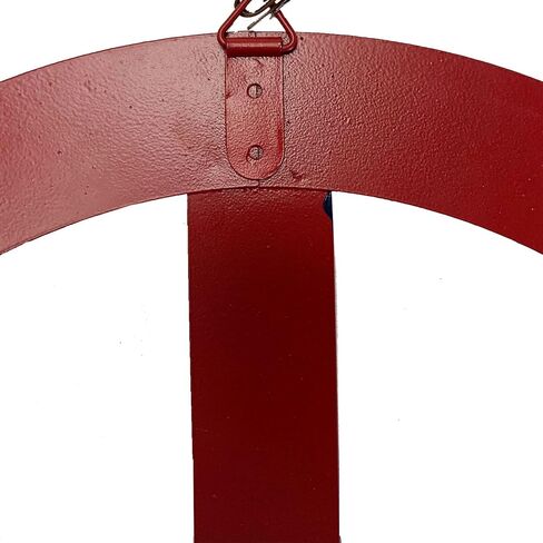YUMBOR Hanging Vintage Metal Patriotic Peace Sign Wall Art Decoration Front Door Porch Yard Decorative Wreath Rustic Hippie Plaque Home Décor in Saudi Arabia