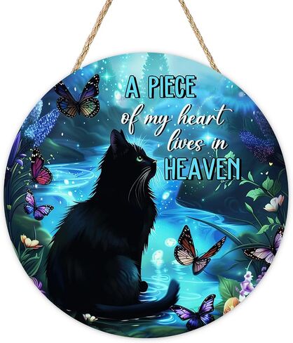 Pet Memorial Gifts German Shepherd Dog Front Door Sign, Wood Plaque Hanger Sympathy Gift for Loss of Dog, Farmhouse Wooden Wreath Wall Hanging Decoration Bereavement Remembrance Present in Saudi Arabia