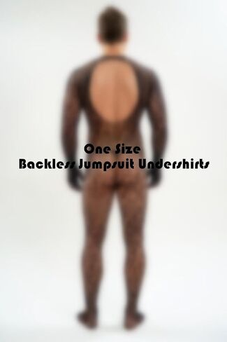 Men‘s Sexy Lingerie Costume Bodysuit Outfits Party Clubwear One Piece Leopard Backless Jumpsuit Undershirts in Saudi Arabia