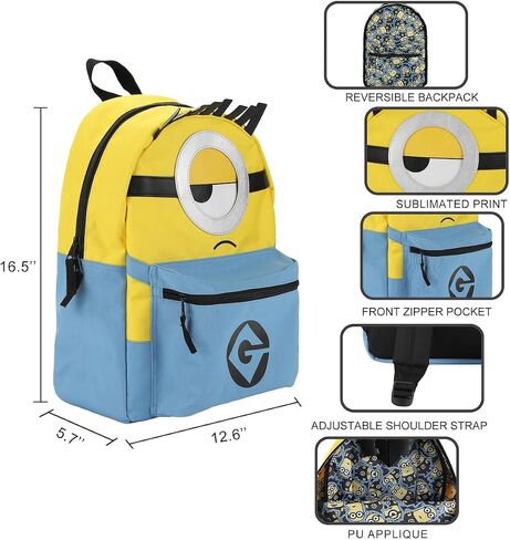 Minions Reversible 16.5 Adult Backpack in Kuwait