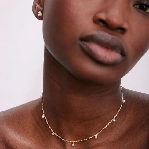 Bryan Anthonys Grit Choker Necklace for Women - Inspirational Pendant with 14k Gold Plated Finish Over Brass, Dainty Minimalist Sentimental Jewelry, Nickel-Free Everyday Necklace Gift in Saudi Arabia