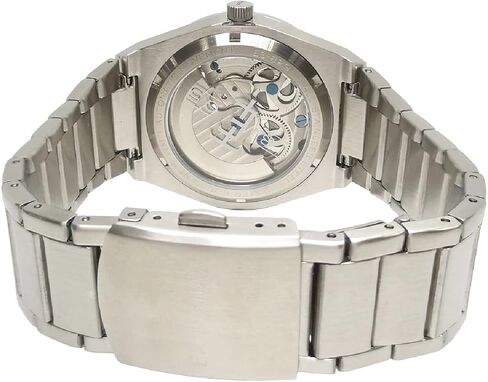 Thomas Earnshaw Men's 42.5mm Drake Dual Time Automatic Watch with Solid Stainless Steel Bracelet ES-8291 in Saudi Arabia