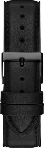 Guess Men's 44mm Watch - Black Leather Strap, Dial & Case in Kuwait