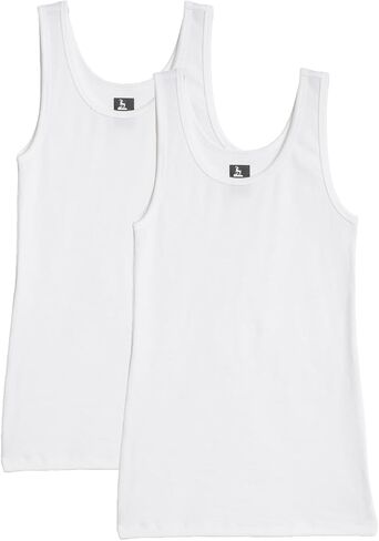 Women's Slim Fit Scoop Neck Tank Top Cotton Modal Stretch Sleeveless Camisole Shirt Summer Top in Saudi Arabia