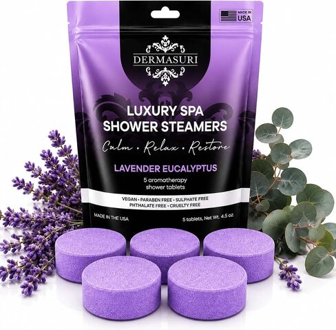 Shower Steamers Aromatherapy, Essential Oil Pods Infused for Relaxation, Shower Pods Aromatherapy - Calming, Stress Relief & Self Care Gifts for Women - Coconut Sandalwood in Saudi Arabia