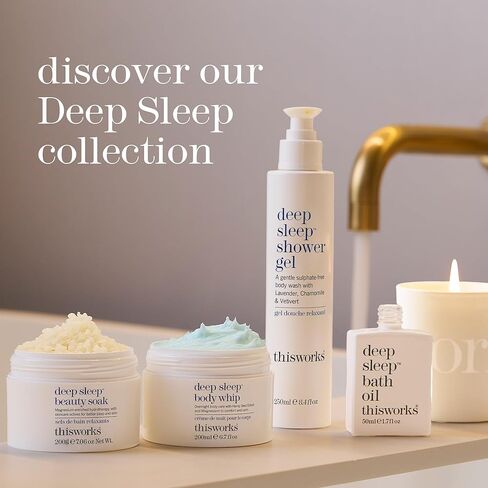 THISWORKS Deep Sleep Body Cocoon – Hydrating Body Lotion with Lavender, Chamomile & Vetivert – Soothing Nighttime Moisturizer for Dry Skin, Promotes Relaxation & Better Sleep – 100ml​ in Saudi Arabia