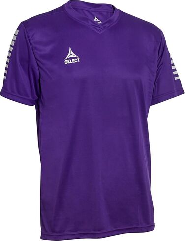 SELECT Pisa Short Sleeve Athletic Training Jersey, Purple, Youth XXS in Kuwait