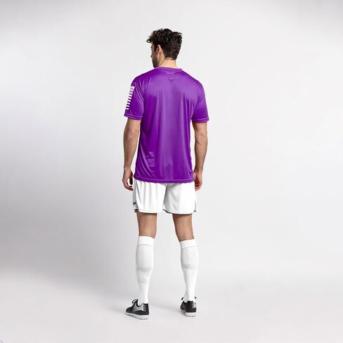 SELECT Pisa Short Sleeve Athletic Training Jersey, Purple, Youth XXS in Kuwait