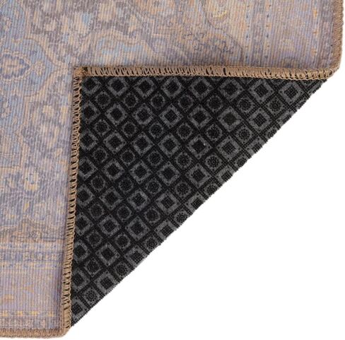Rugs.com - سجادة خالدة - سجادة كريمية قابلة للغسل بطول 12 قدمًا، ميدالية قبلية عتيقة للممرات والمداخل in Kuwait