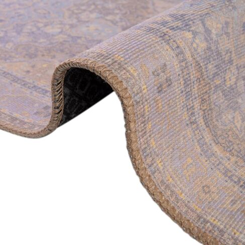 Rugs.com - سجادة خالدة - سجادة كريمية قابلة للغسل بطول 12 قدمًا، ميدالية قبلية عتيقة للممرات والمداخل in Kuwait