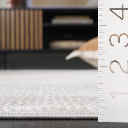 SAFAVIEH Hanna Collection Runner Rug - 2'3" x 8', Taupe & Grey, Modern Design, Non-Shedding & Easy Care, Ideal for The Entryway, Living Room, Foyer, Bedroom (HAN118E) in Kuwait