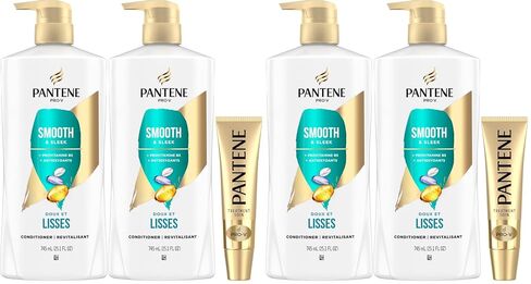 Pantene Conditioner Twin Pack with Hair Treatment, Daily Moisture Renewal for Dry Hair, Safe for Color-Treated Hair in Kuwait