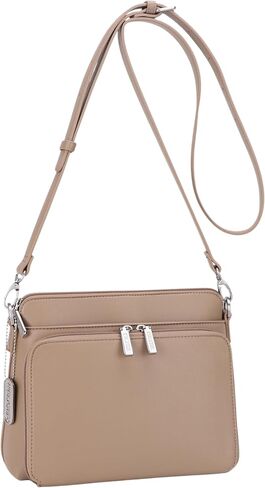 JESSIE&JAMES/RUGER Athena Everyday Carry Crossbody Bag for Women, Vegan Leather CCW Purse with Adjustable Strap for Women in Saudi Arabia