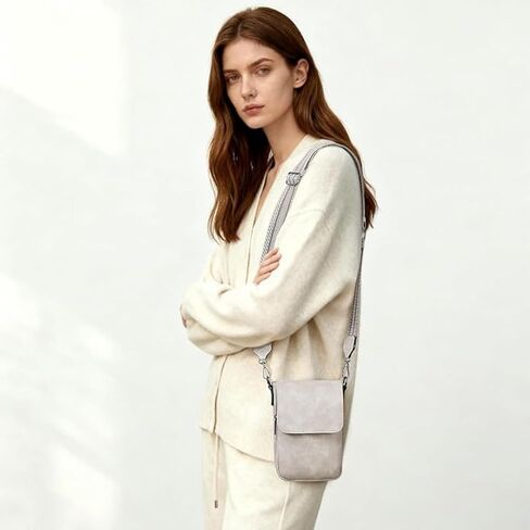 Vintage Women'S Chest Bag Diagonal Shoulder Bag Solid Color Detachable Shoulder Strap Suitable for Daily Use Or As a Gift in Kuwait