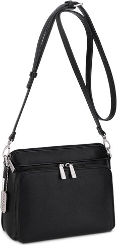 JESSIE&JAMES/RUGER Athena Everyday Carry Crossbody Bag for Women, Vegan Leather CCW Purse with Adjustable Strap for Women in Saudi Arabia