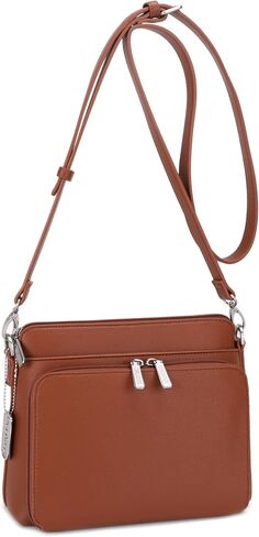 JESSIE&JAMES/RUGER Athena Everyday Carry Crossbody Bag for Women, Vegan Leather CCW Purse with Adjustable Strap for Women in Saudi Arabia