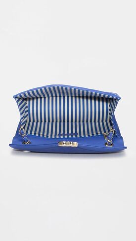 WHAT GOES AROUND COMES AROUND Women's Pre-Loved Chanel Lambskin Chevron Envelope Flap Bag 10" in Saudi Arabia
