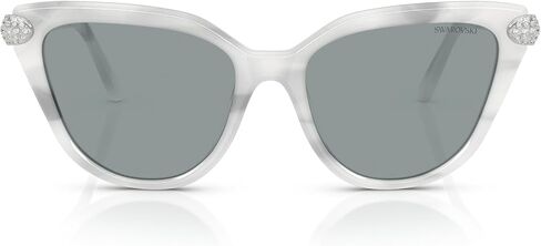 Swarovski womens Sk6039f Low Bridge Fit Cat Eye Sunglasses in Kuwait