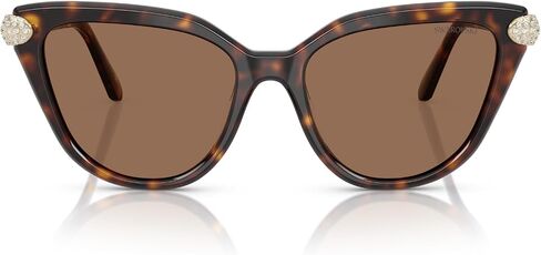 Swarovski womens Sk6039f Low Bridge Fit Cat Eye Sunglasses in Kuwait