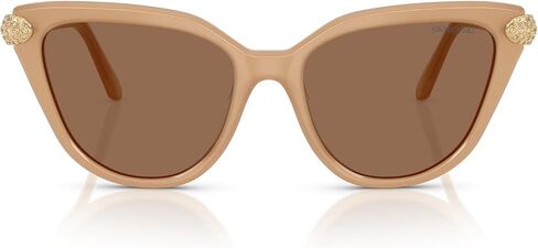 Swarovski womens Sk6039f Low Bridge Fit Cat Eye Sunglasses in Kuwait