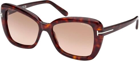 Sunglasses Tom Ford FT 1008 Maeve 52F Shiny Dark Havana,"t" Logo/Gradient Bro in Kuwait