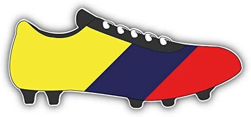 Colombia Flag Soccer Cleats Round Metal 0.75" Lapel Pin Hat Shirt Pin Tie Tack Pinback in Saudi Arabia