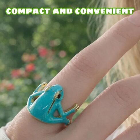8Pcs Frog Rings for Women, Frog Gifts, Frog Jewelry with Unique Design Suitable for Decorative Matching and Collection in Saudi Arabia