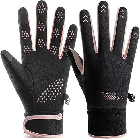 Winter Gloves Women Touchscreen, Ski Glove Waterproof Touch Screen Gloves, Womens Gloves with Touchscreen Fingers, Cold Weather Thermal Glove for Running, Cycling, Biking, Driving, Typing in Saudi Arabia