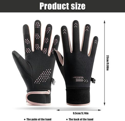 Winter Gloves Women Touchscreen, Ski Glove Waterproof Touch Screen Gloves, Womens Gloves with Touchscreen Fingers, Cold Weather Thermal Glove for Running, Cycling, Biking, Driving, Typing in Saudi Arabia