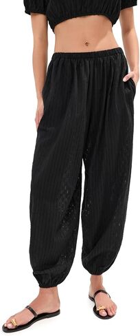 LE BOP Women's Andi Oversized Eyelet Balloon Pants in Saudi Arabia