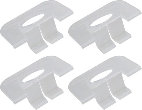 New Replacement Lift Handles for Cordless Blinds | Fix Broken Pulls for Graber & Bali Mini & Honeycomb Shades (Made After 2015) | 4Pcs, Clear, Fits 3/4" Pleat in Saudi Arabia