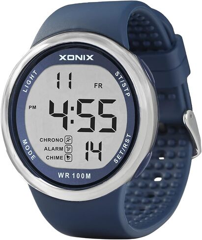 TOMORO Vogue Simple Men's Unisex 100M Waterproof Large Digits Digital Casual Women Big Boys Outdoor Stopwatch Countdown Chronograph Luminous Sport Dive Watch (Push-Button Underwater) in Saudi Arabia