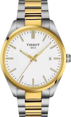 Tissot PR 100 Quartz 40mm, Swiss Quartz Watch for Men, Stainless Steel Case, Two-Tone Bracelet, T1504102201100 in Kuwait