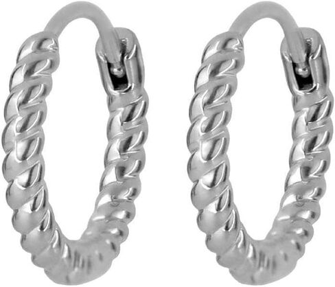 Cords Club Jude Huggie Hoops 10mm – Stainless Steel, Waterproof & Tarnish-Proof, Hypoallergenic Jewelry for Women in Saudi Arabia