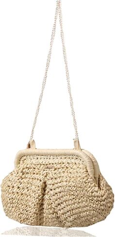 Straw Purse Crossbody Small Beach Bag for Women Vacation Summer Vintage Clutch in Saudi Arabia