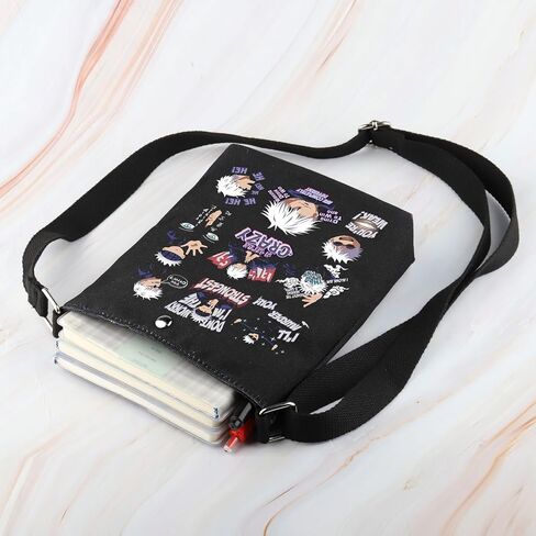 CMNIM JJK Anime Crossbody Bag JJK Anime Inspired Gifts for Anime Lover Crossbody Purse Manga Fans Gifts Anime Merchandise in Kuwait