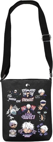 CMNIM JJK Anime Crossbody Bag JJK Anime Inspired Gifts for Anime Lover Crossbody Purse Manga Fans Gifts Anime Merchandise in Kuwait
