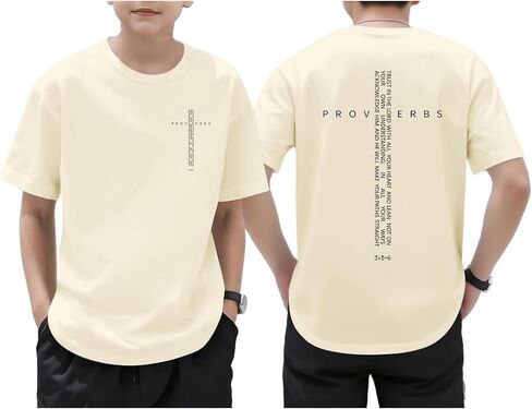 BeWithYou Christian Shirts for Boys Kids Vintage Religious Faith Jesus Shirt Inspirational Bible Verse Cross Graphic Tees in Saudi Arabia