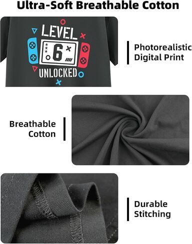 Birthday Boy Shirt Toddler Gifts for Boys 2nd 3rd 4th 5th 6th 7th 8th 9th Outfit Shirts Short Sleeve Cotton T-Shirt in Saudi Arabia
