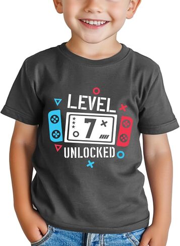 Birthday Boy Shirt Toddler Gifts for Boys 2nd 3rd 4th 5th 6th 7th 8th 9th Outfit Shirts Short Sleeve Cotton T-Shirt in Saudi Arabia