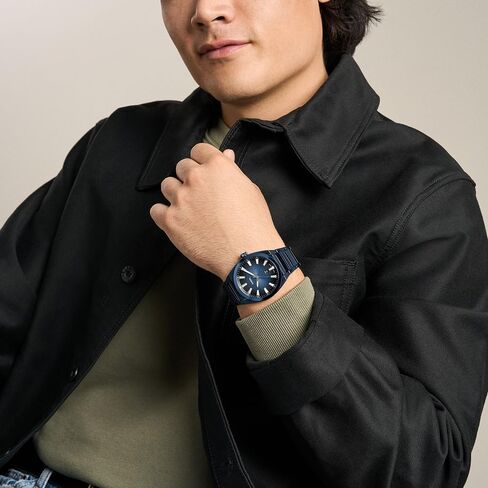Fossil Everett Three-Hand Navy Stainless Steel Men's Watch in Kuwait