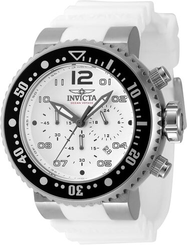 Invicta Pro Diver Men 52mm Stainless Steel + Aluminum Black + Silver + Steel White+Silver dial VD53 Quartz in Kuwait