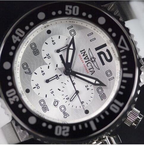 Invicta Pro Diver Men 52mm Stainless Steel + Aluminum Black + Silver + Steel White+Silver dial VD53 Quartz in Kuwait