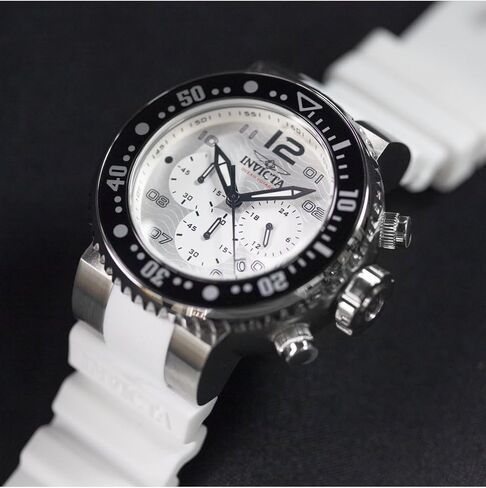 Invicta Pro Diver Men 52mm Stainless Steel + Aluminum Black + Silver + Steel White+Silver dial VD53 Quartz in Kuwait