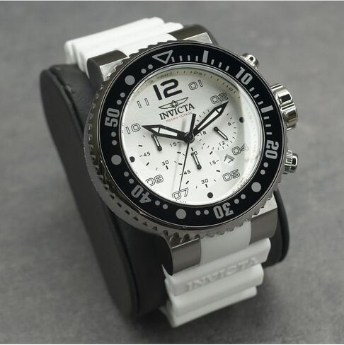 Invicta Pro Diver Men 52mm Stainless Steel + Aluminum Black + Silver + Steel White+Silver dial VD53 Quartz in Kuwait