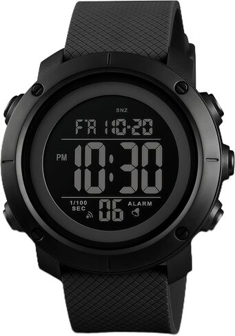 OLAZONE Men Digital Watch Sports Waterproof Military Back Light Small Watch for Men Black in Saudi Arabia