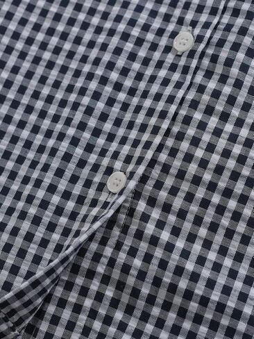 Women's Petite Seersucker Button Up Pajama Set Cotton Gingham 2 Piece Outfits in Saudi Arabia